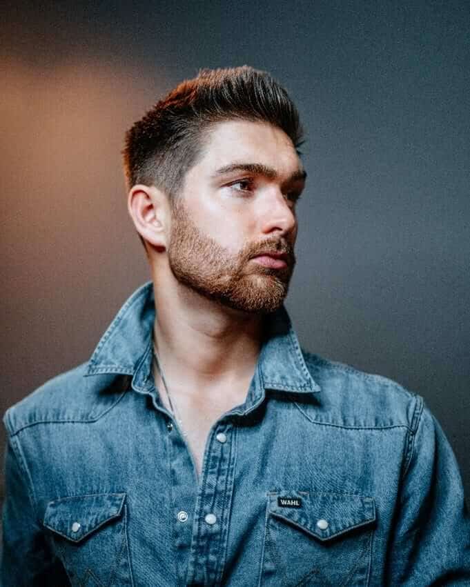 Man with well groomed beard